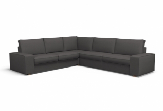 Cover for KIVIK Corner sofa 2+3/3+2 - Event Granite Grey