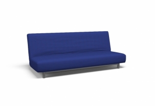 Cover for BEDDINGE Three-seat sofa bed - Event Blue