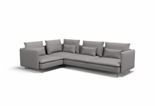 Cover for SÖDERHAMN Corner sofa 2+1 - Malmo New Silver