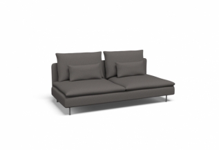 Cover for SÖDERHAMN Sofa-bed section - Lido Grey
