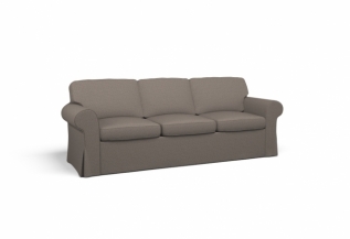 Cover for EKTORP Three-seat sofa bed - Sahara Taupe