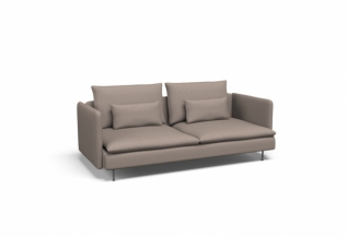 Cover for SÖDERHAMN Sofa-bed - Malmo New Latte