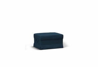 Cover for EKTORP BROMMA Footstool - Event Denim Blue