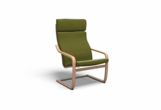 Cover for POÄNG Armchair - Palermo Olive