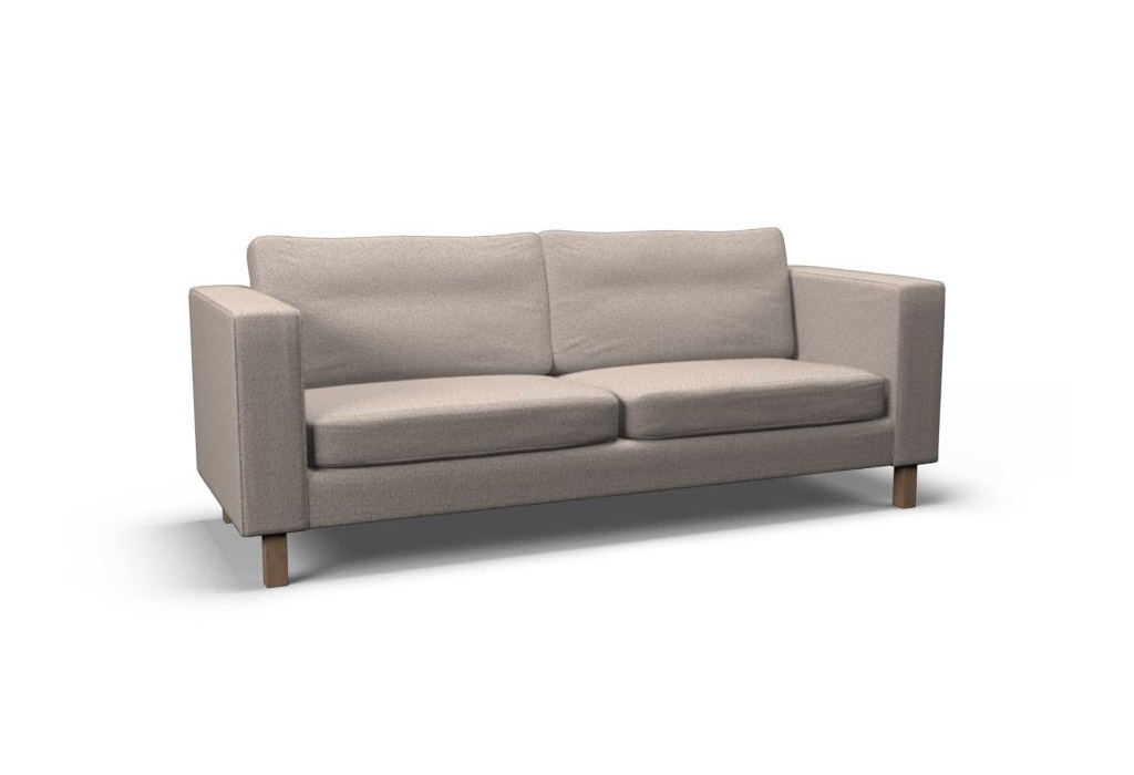 KARLSTAD Threeseat sofa cover Houston Sand Fabric by CoverCouch