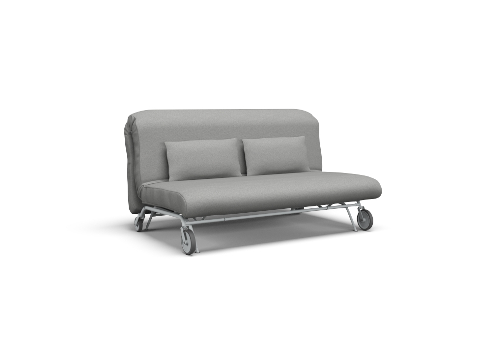 Bezug für IKEA PS 2-Sitzer Schlafsofa - Event Grey Stoff ...