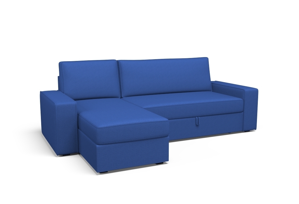 VILASUND Sofa bed with chaise longue left cover Event Sapphire Fabric