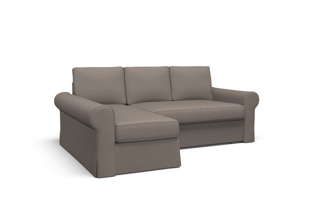 Replace Cover Custom Made Cover Fits IKEA Backabro Sofa Bed with Chaise Longue 