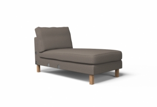 Cover for KARLSTAD Add-on chaise longue - Malmo New SilverFox