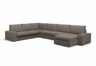 Cover for KIVIK Corner sofa 23/32 and chaise longue - Malmo New SilverFox