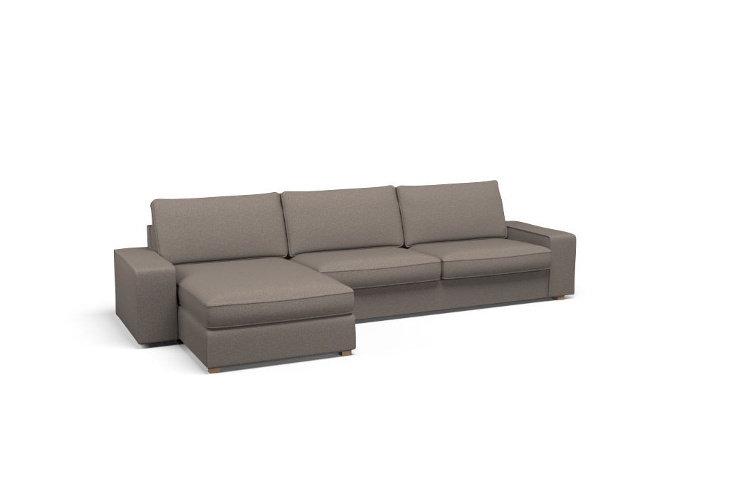 Details about   New Part for IKEA KIVIK Loveseat Dansbo Dark Gray Cover 1 part of slipcover only 