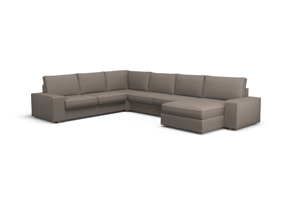 Eckelement ISUNDA GRAU NEU Sofa Couch Husse hochwertig IKEA Kivik Bezug Ecksofa 