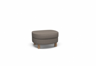 Cover for KARLANDA Footstool - Malmo New SilverFox