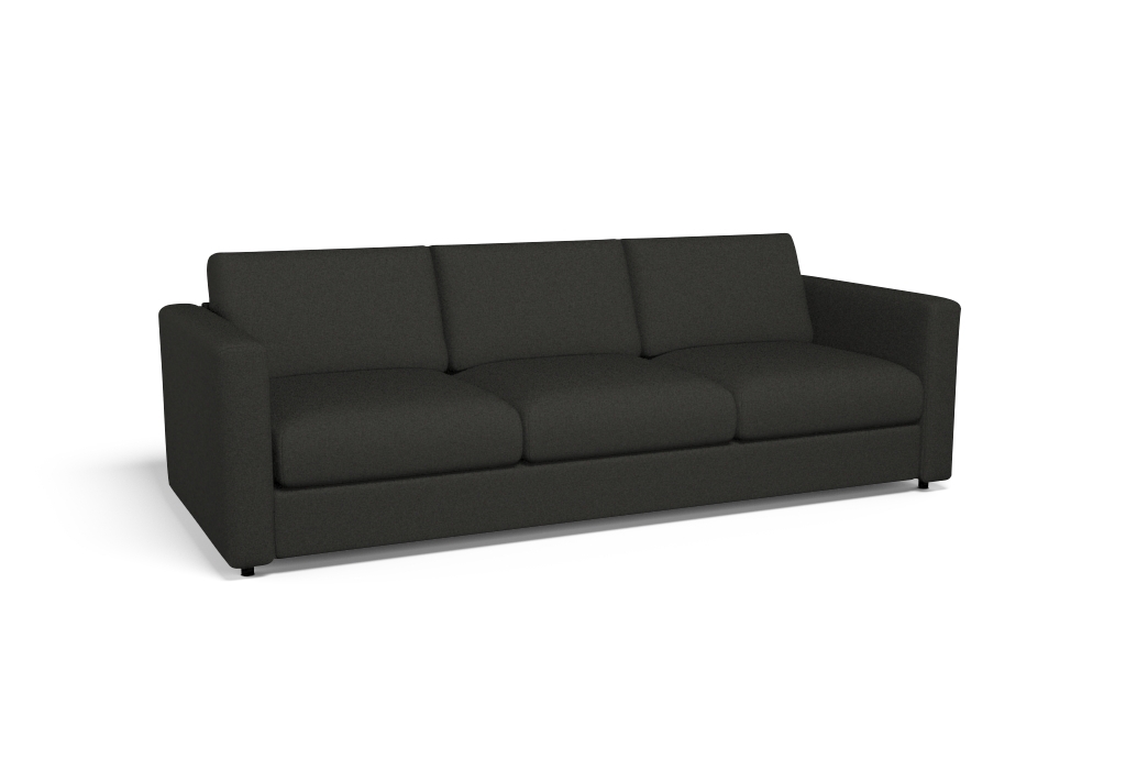 VIMLE 3seat sofa cover Step Melange Dark Grey Fabric by CoverCouch