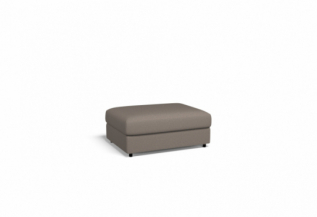 Cover for VIMLE Footstool with storage - Malmo New SilverFox